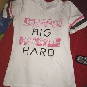 Dream big hustle hard shirt